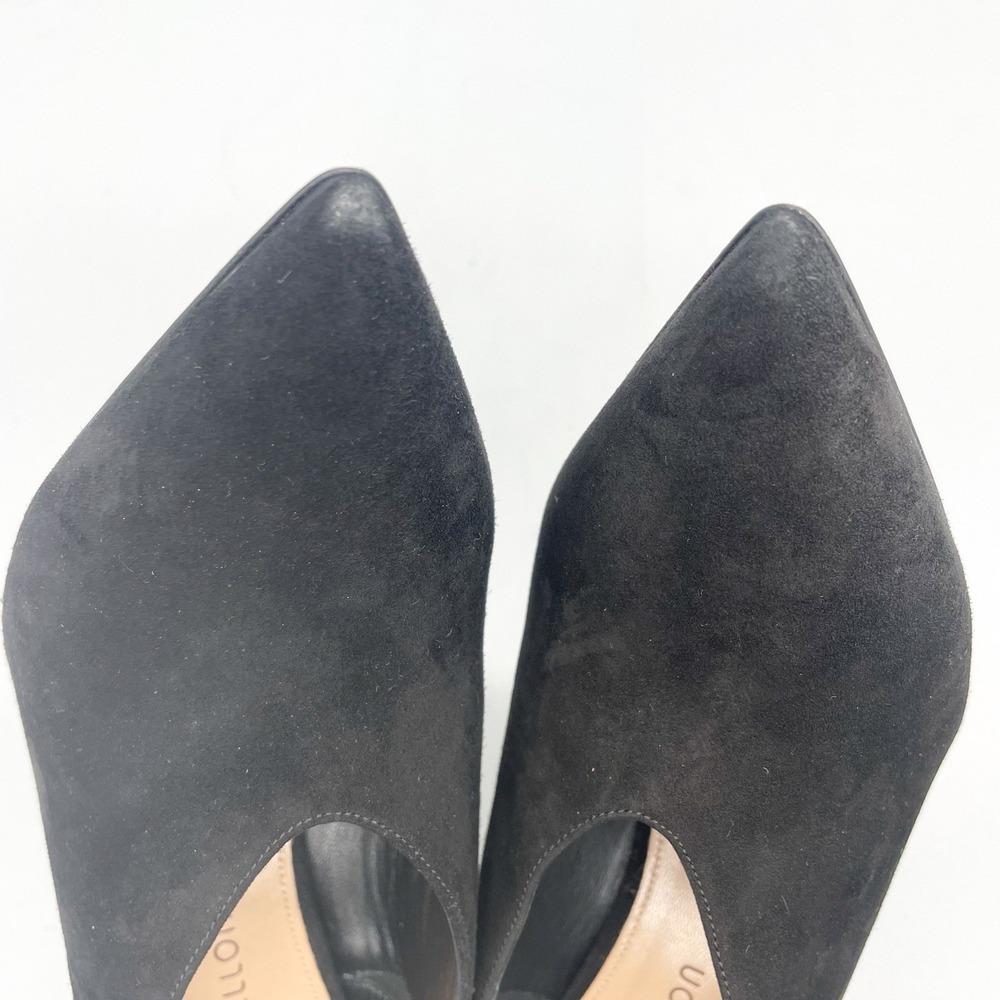 Tamara Mellon Womens 40 10 Pump Shoes Black Suede Pointed Toe‎ Stiletto Heels - Picture 8 of 12
